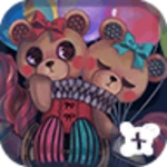 cute wallpaper-nighttime bears android application logo